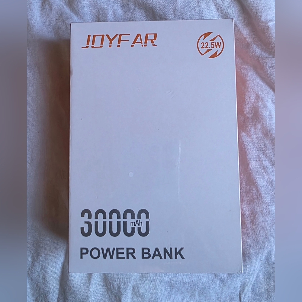 JOYFAR White Power Bank 30000mAh 22.5W Charger